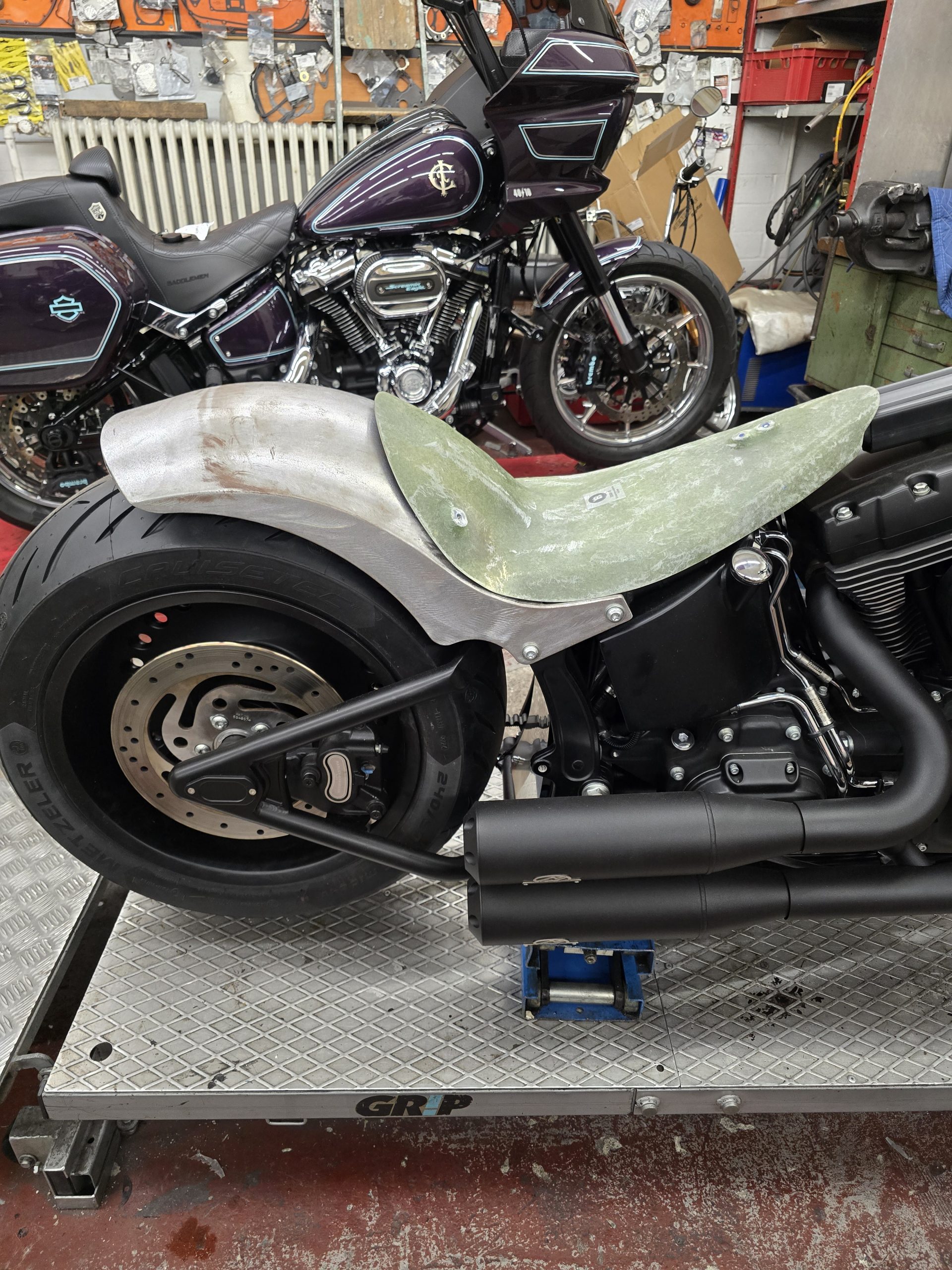 Heckfender Kit 260 mit integrierter Beleuchtung - Softail TC 2008-2017